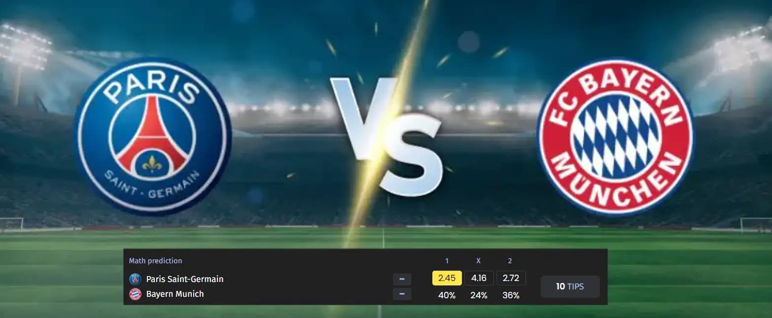 فوتبال پاری سن ژرمن مقابل بایرن مونیخ؛ ترکیب و پیش بینی