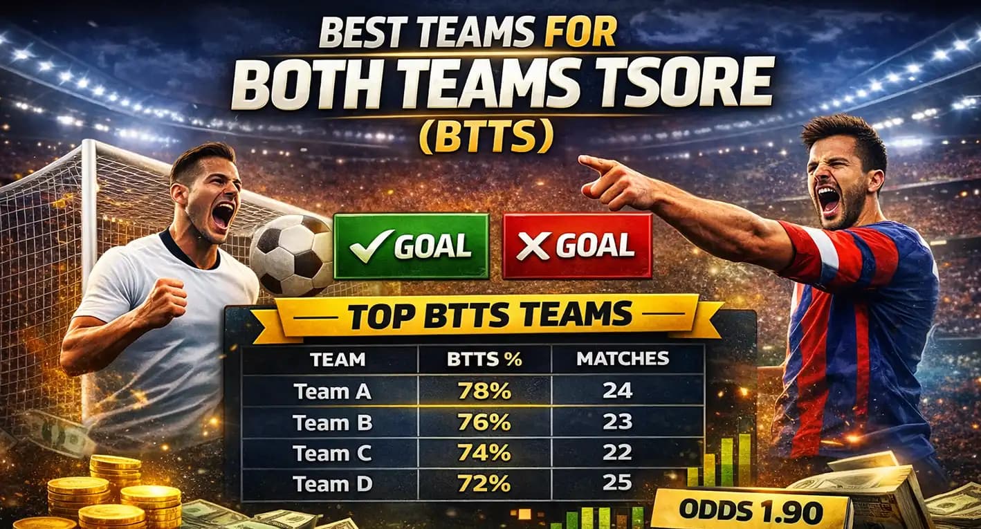 Best Teams for BTTS Betting